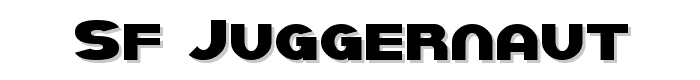 SF Juggernaut font